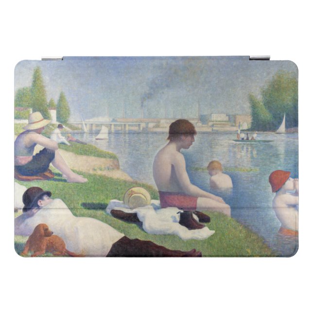 Georges Seurat - Bathers at Asnieres iPad Pro Cover (Horizontal)