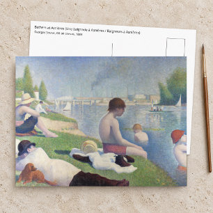Georges Seurat - Bathers at Asnieres Postcard