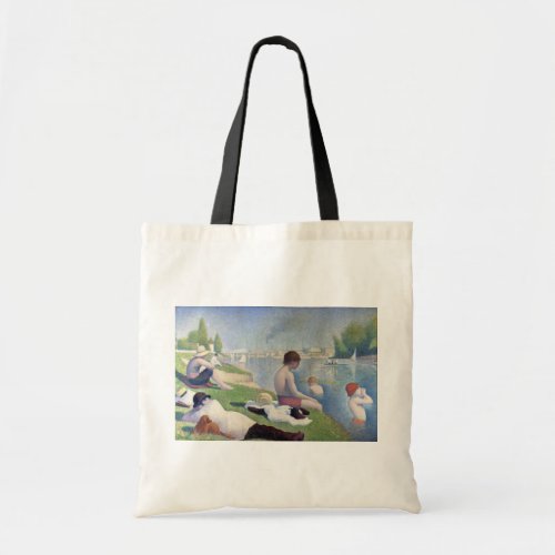 Georges Seurat _ Bathers at Asnieres Tote Bag