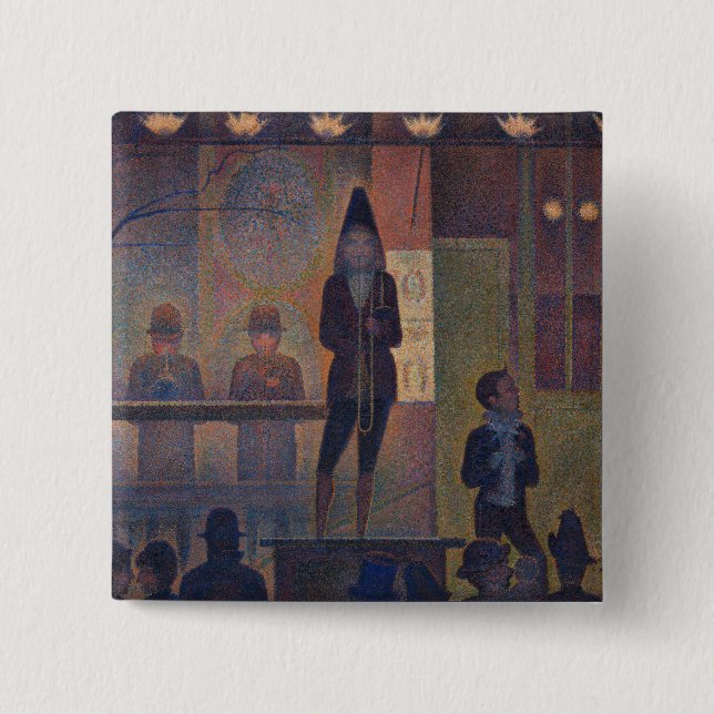 Georges Seurat - Circus Sideshow Button (Front)
