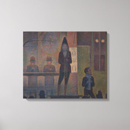 Georges Seurat _ Circus Sideshow Canvas Print