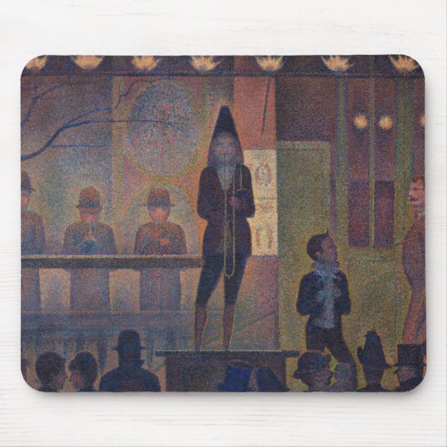 Georges Seurat - Circus Sideshow Mouse Pad (Front)