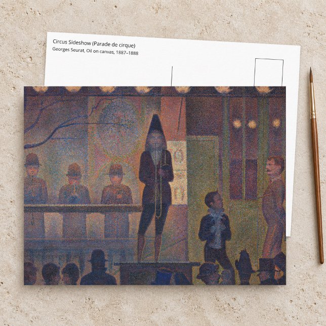 Georges Seurat - Circus Sideshow Postcard (Creator Uploaded)