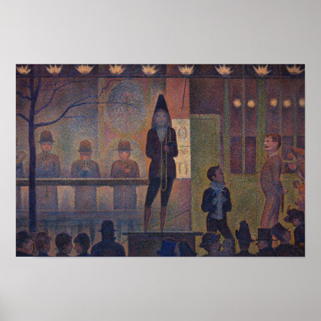 Georges Seurat - Circus Sideshow Poster (Front)