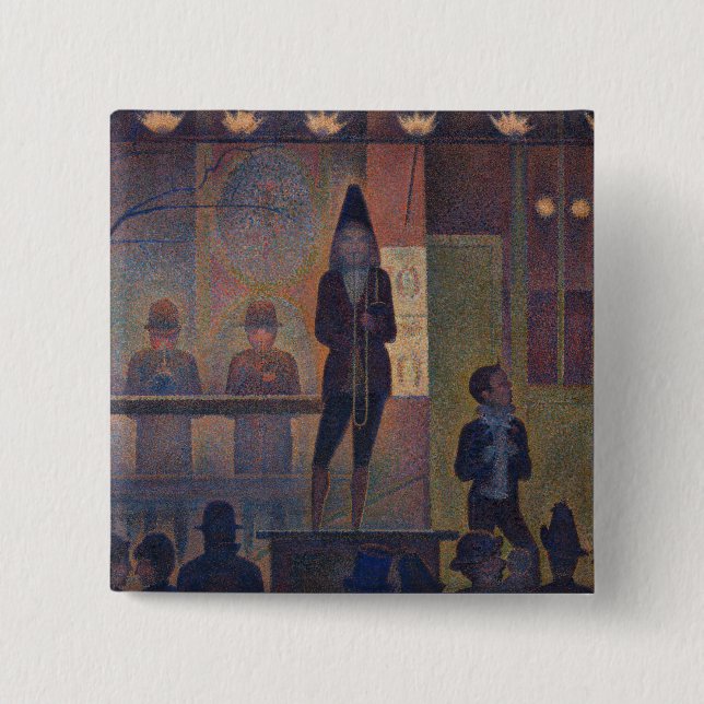 Georges Seurat - Circus Slideshow Button (Front)