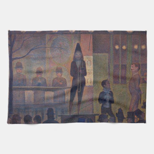 Georges Seurat _ Circus Slideshow Kitchen Towel