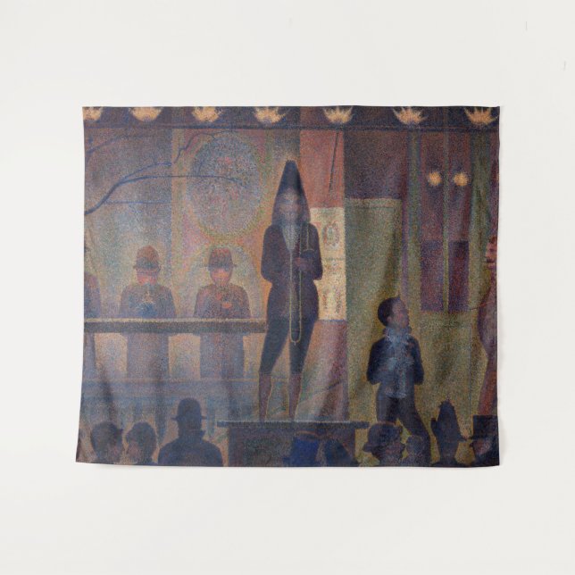 Georges Seurat - Circus Slideshow Tapestry (Front (Horizontal))