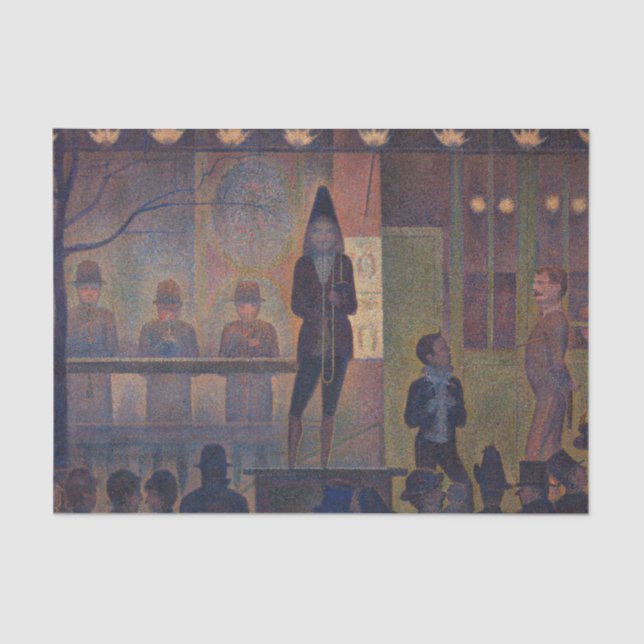 Georges Seurat - Circus Slideshow Tissue Paper (Front)