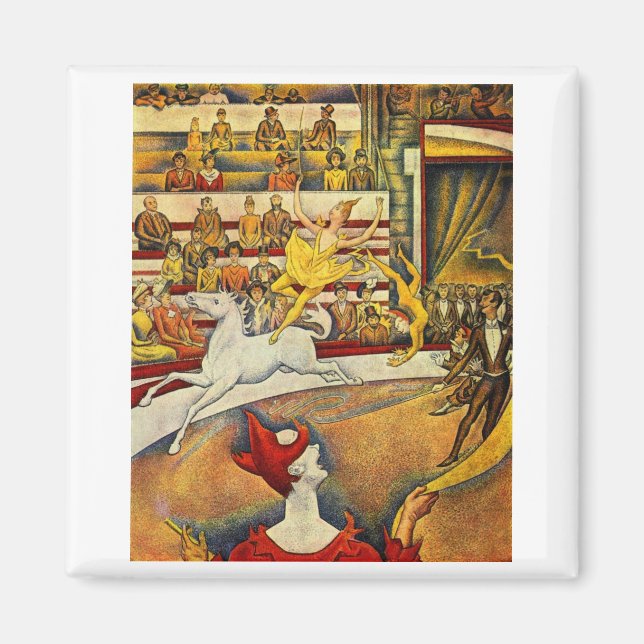 Georges Seurat - Der Zirkus - Circus Magnet (Front)