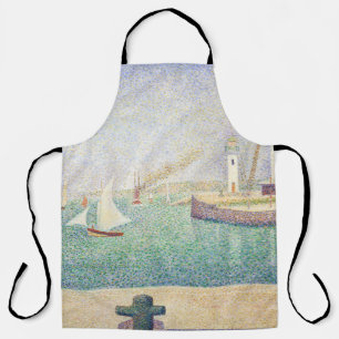 Georges Seurat - Entrance of the Port of Honfleur Apron
