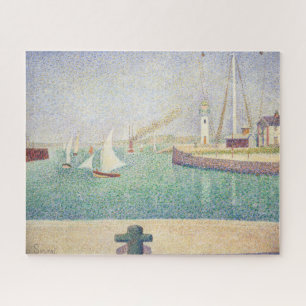 Georges Seurat - Entrance of the Port of Honfleur Jigsaw Puzzle