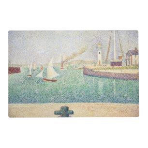 Georges Seurat - Entrance of the Port of Honfleur Placemat