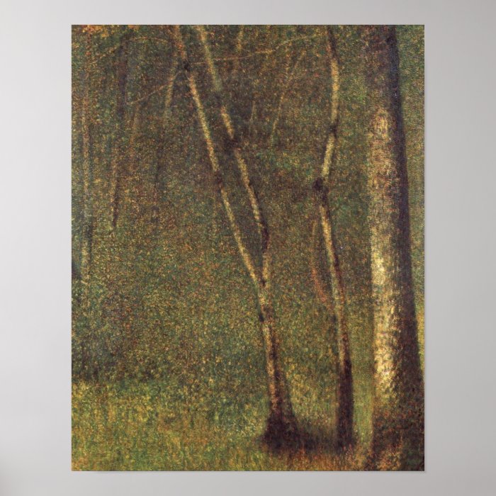 Georges Seurat   Forest in Pontaubert Poster