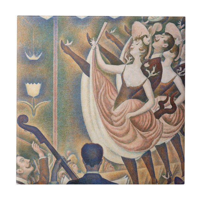 Georges Seurat - Le Chahut Ceramic Tile (Front)