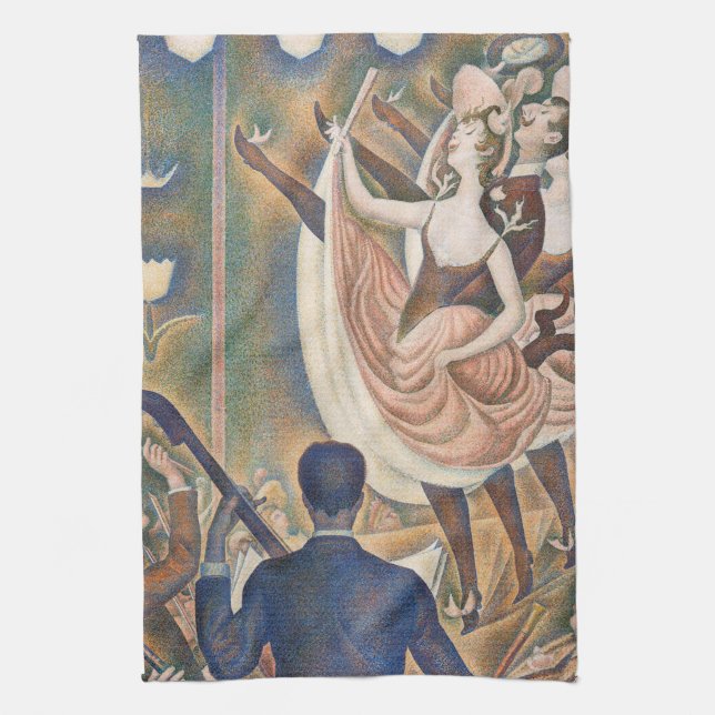 Georges Seurat - Le Chahut Kitchen Towel (Vertical)