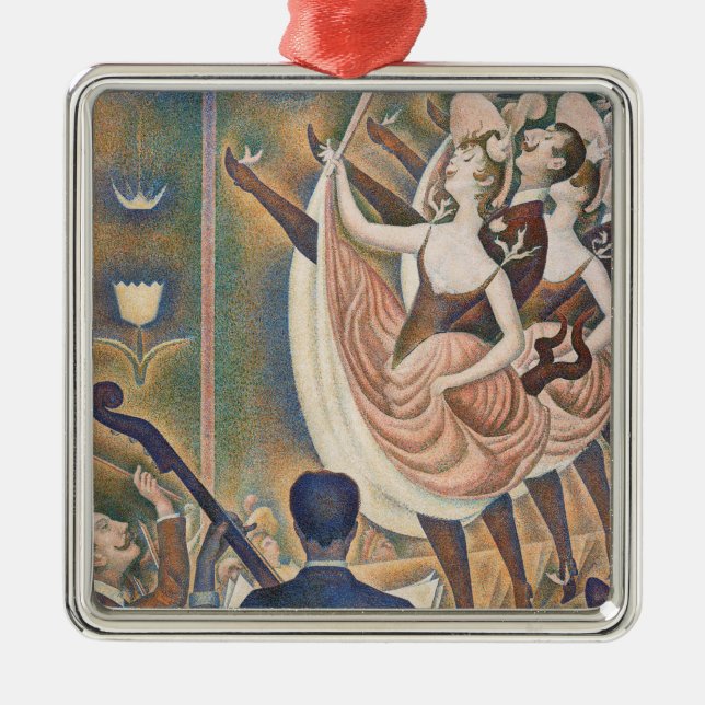 Georges Seurat - Le Chahut Metal Ornament (Front)