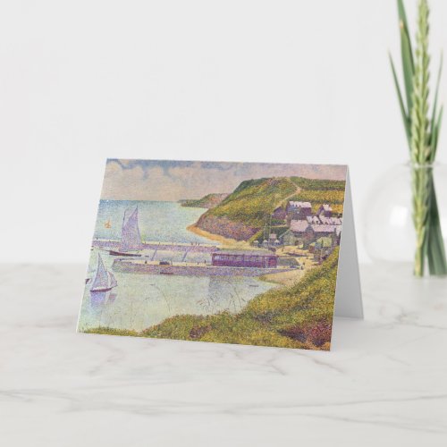 Georges Seurat _ Port_en_Bessin at High Tide Card