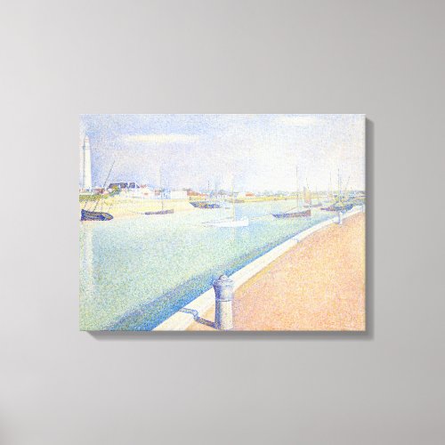 Georges Seurat _ The Channel of Gravelines  Canvas Print