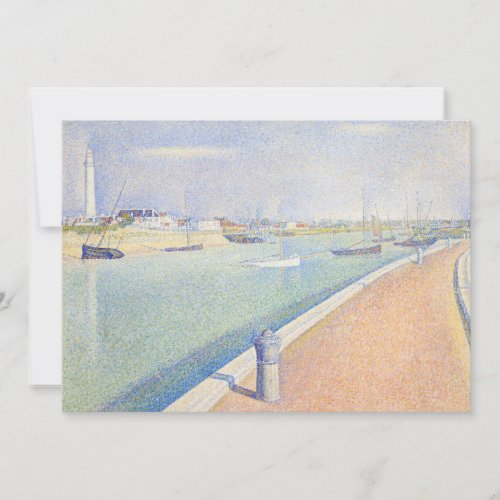 Georges Seurat _ The Channel of Gravelines Invitation