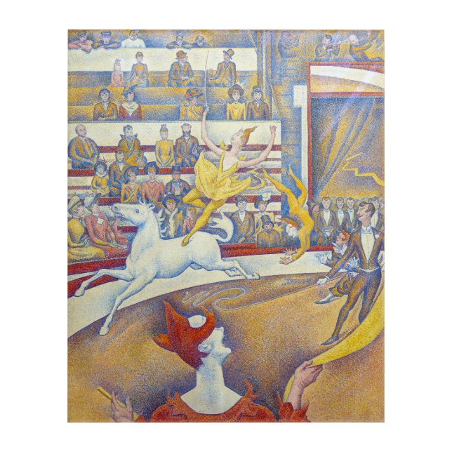 Georges Seurat - The Circus Acrylic Print (Front)