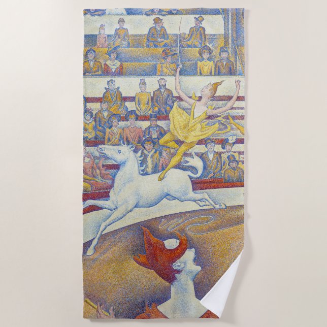 Georges Seurat - The Circus Beach Towel (Front)