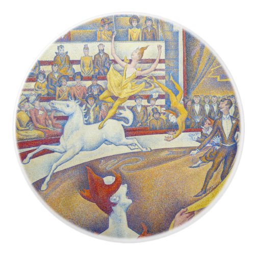 Georges Seurat _ The Circus  Ceramic Knob