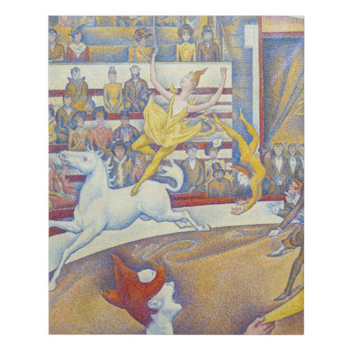 Georges Seurat _ The Circus Faux Canvas Print
