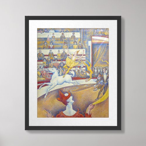 Georges Seurat _ The Circus Framed Art