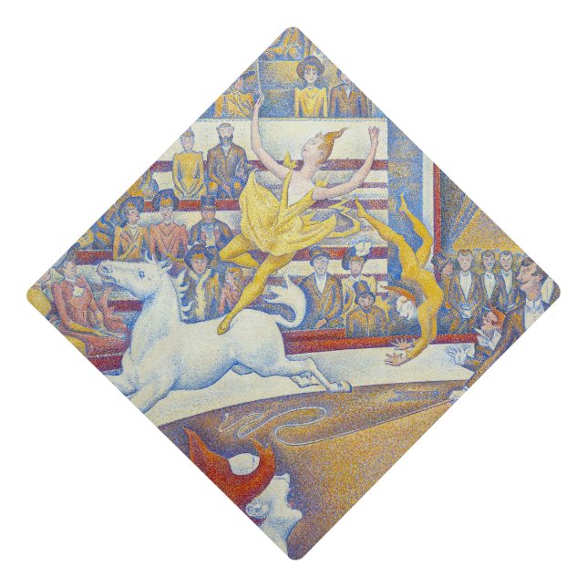 Georges Seurat - The Circus Graduation Cap Topper (Front)