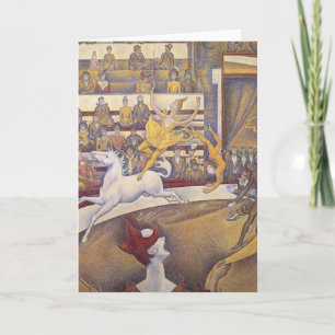 Georges Seurat - The Circus Holiday Card