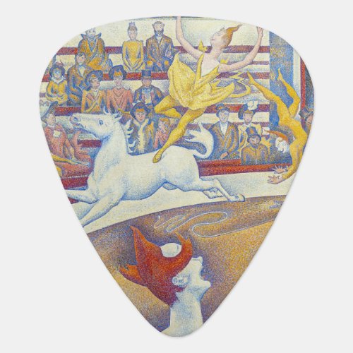 Georges Seurat _ The Circus iPhone Guitar Pick
