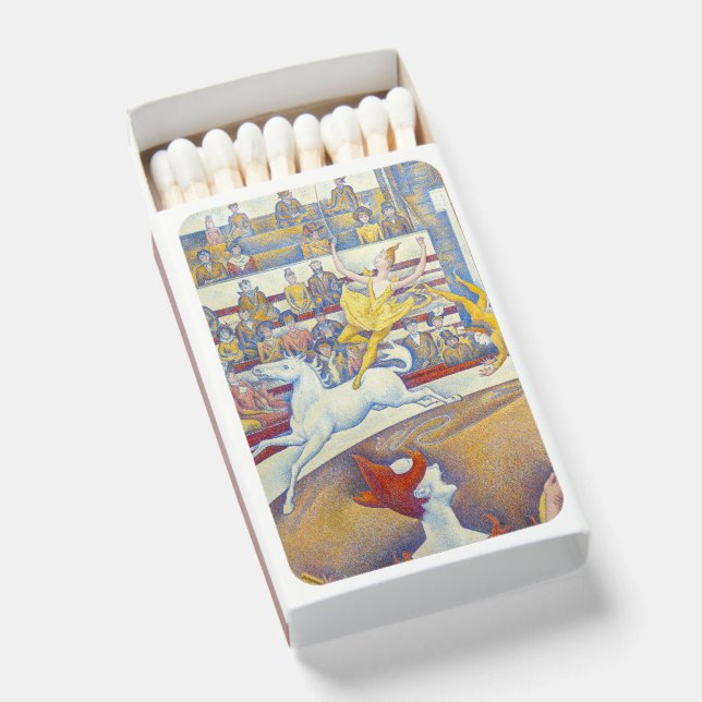 Georges Seurat - The Circus Matchboxes (Front Open)