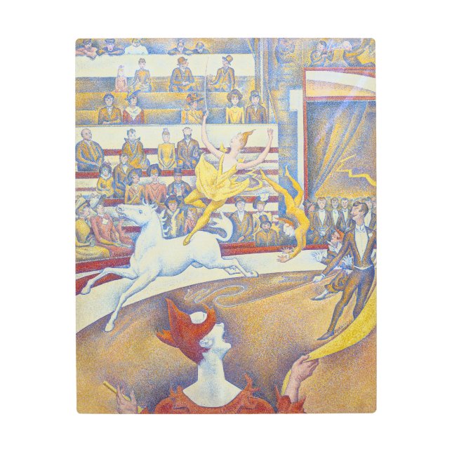Georges Seurat - The Circus Metal Print (Front)