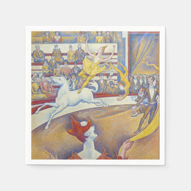 Georges Seurat - The Circus Napkins (Front)