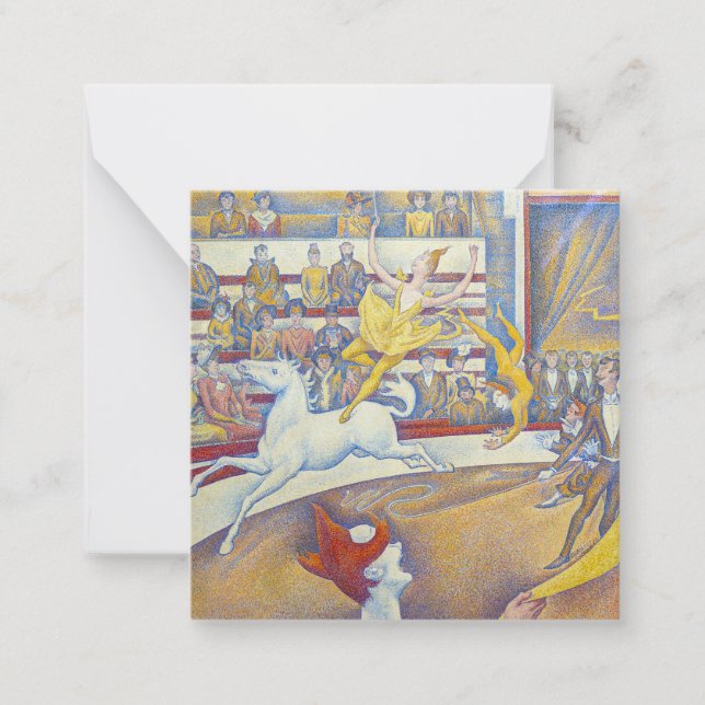 Georges Seurat - The Circus Note Card (Front)
