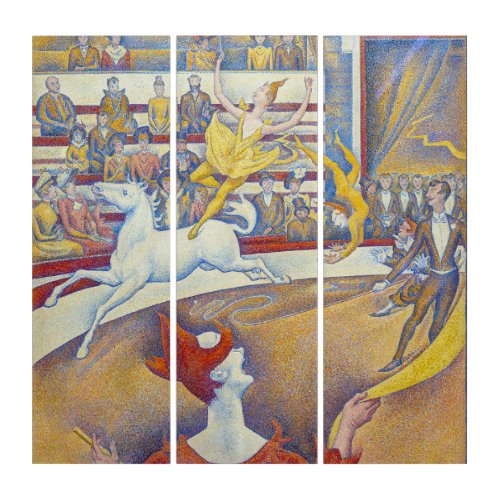 Georges Seurat _ The Circus Triptych