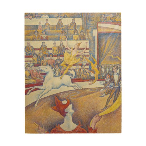 Georges Seurat _ The Circus Wood Wall Art
