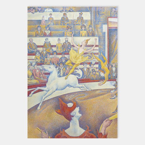 Georges Seurat _ The Circus Wrapping Paper Sheets