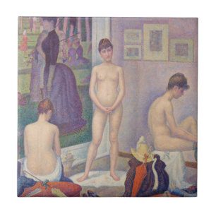 Georges Seurat - The Models Ceramic Tile