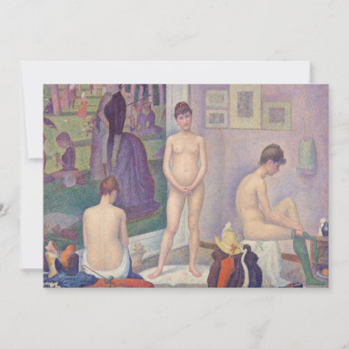 Georges Seurat _ The Models Invitation