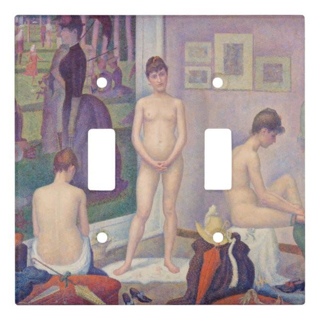 Georges Seurat - The Models Light Switch Cover (Front)