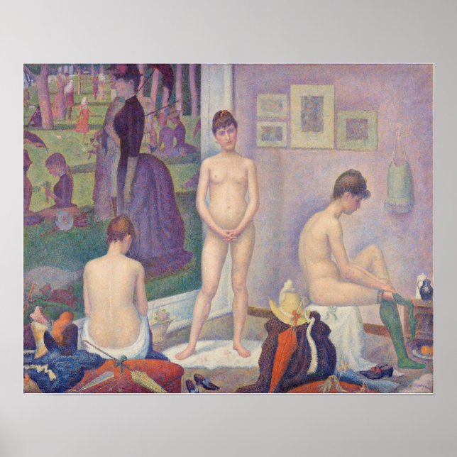 Georges Seurat - The Models Poster (Front)