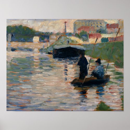 Georges Seurat _ View of the Seine Poster