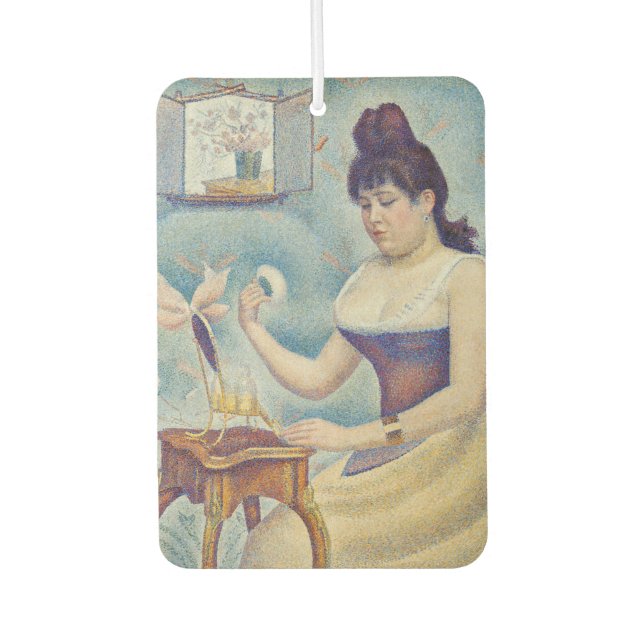 Georges Seurat - Young Woman Powdering Herself Air Freshener (Front)