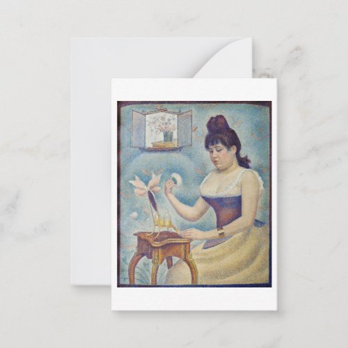 Georges Seurat _ Young Woman Powdering Herself Note Card