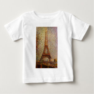 Georges Seurat's Painting: The Eiffel Tower (1889) Baby T-Shirt