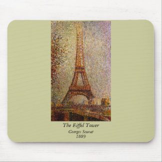 Georges Seurat's Painting: The Eiffel Tower (1889) Mouse Pad