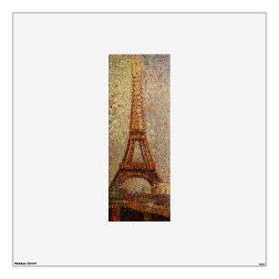 Georges Seurat's Painting: The Eiffel Tower (1889) Wall Decal