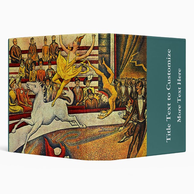 Georges Seurat's The Circus (1891) Binder (Background)
