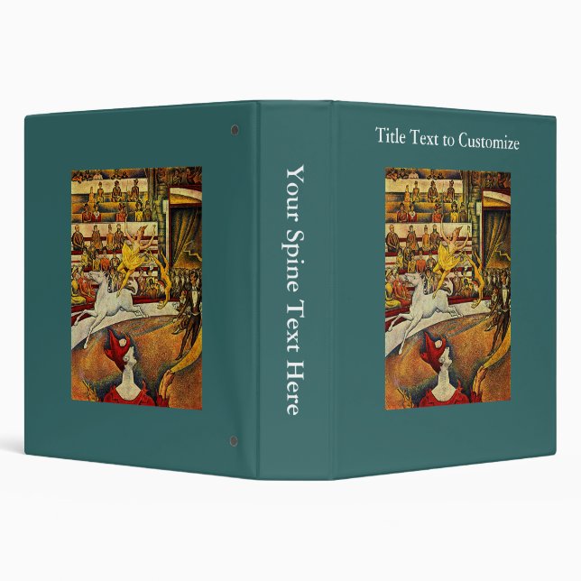 Georges Seurat's The Circus (1891) Binder (Background)